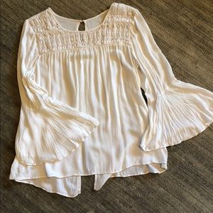 Jessica Simpson Bell Sleve Blouse Sz M